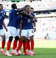 Seleção da França comemora gol de Mbappé contra Senegal pela Copa do Mundo de 2026  Foto: Shaun Botterill - FIFA/FIFA via Getty Images
