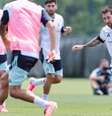 Messi em treino da seleção Argentina nos EUA   Foto:  Instagram/@afaseleccion