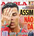 "Dez homens e uma estátua: Portugal sacrifica outra Copa pelo ego de Cristiano Ronaldo", diz o 'Independent' - Foto: Reprodução / Jogada10