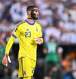 Filho de Zidane estreia em Copa pela Argélia contra a Argentina.  Foto:  Tom Weller/picture alliance via Getty Images