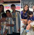 Antonela e os filhos | Antonela, Messi e os filhos  Foto: Reprodução | Instagram
