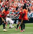 Lukaku fez o gol da Bélgica diante do Irã, mas não tem vaga de titular garantida - Foto: Reprodução / Belgian Red Devils / Jogada10