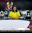 Jornalistas de Bangladesh usam camisa do Brasil na televisão  Foto: Reprodução/Somoy TV