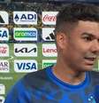 Casemiro destaca que Brasil evoluiu contra Haiti  Foto:  Reprodução