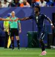 Matheus Cunha e Vini comemoram gol contra o Haiti  Foto: Marcel Bonte/Soccrates/Getty Images