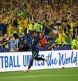 Vini Jr brilhou contra o Haiti  Foto:  Shaun Botterill - FIFA / Getty Images