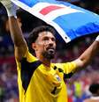 Vozinha, um jogador de 40 anos e sem contrato, é o alicerce da equipe nacional de Cabo Verde  Foto: DW / Deutsche Welle
