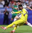 Luca Zidane em ação com a camisa da Argélia diante de Messi - Foto: Divulgação / AFA / Jogada10