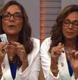 Cristina Ranzolin celebra cura do câncer e toma último remédio ao vivo   Foto: Reprodução/RBSTV