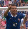 Kylian Mbappé celebra gol pela Seleção da França contra o Iraque  Foto: Reprodução/YouTube/CazéTV