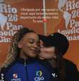 Foto com declaração de Rebeca Andrade após ouro viraliza nas redes sociais  Foto: Reprodução/Instagram