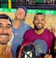 Cappelletti sem camisa e Baran de azul Foto: Divulgação / Esporte News Mundo