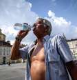 Temperaturas podem superar 40°C no norte da Itália até segunda-feira  Foto: ANSA / Ansa - Brasil
