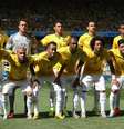 Brasil e Chile pelas oitavas de final da Copa do Mundo de 2014.  Foto: Ian MacNicol/Getty Images