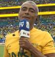Romário em transmissão pela Cazé TV.  Foto: Reprodução/ Redes Sociais