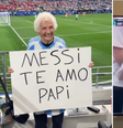 Seus vídeos de interação com Messi acumulam milhões de visualizações nas redes sociais  Foto: Reprodução/Instagram/@rosssmith