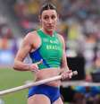Juliana Campos estará na final do salto com vara já nesta sexta (26), a partir das 19h45 (Foto: Fernanda Paradizo/CBAt) Foto: Divulgação / Contra-Relógio