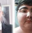 Duas fotos do adolescente Gustavo de Oliveira: a primeira, à esquerda, é de março de 2024; a segunda, à direita, é de dezembro de 2025 Foto: Arquivo pessoal / BBC News Brasil