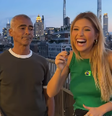 Mari Menezes entrevista Romário durante a Copa do Mundo 2026  Foto: Reprodução/Instagram