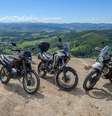 Comparativo e testes das motocicletas modelos trail: Honda Sahara, Yamaha Lander e Royal Enfield Himalayan Foto: Isabella Finholdt/Estadão / Estadão