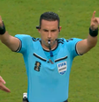 César Ramos ao anunciar a anulação do gol brasileiro Foto: Reprodução/CazéTV / Esporte News Mundo