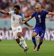 Estados Unidos empatou com a Inglaterra na Copa de 2022 - Foto: Elsa/Getty Images / Jogada10