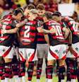 Elenco do Flamengo Foto: Elenco do Flamengo em campo ( Adriano Fontes/Flamengo) / Gávea News
