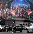 Painel de propaganda em Teerã, capital do Irã  Foto: ANSA / Ansa - Brasil