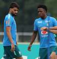 Todos os titulares contra a Escócia treinaram normalmente com a seleção brasileira neste sábado.  Foto: Werther Santana/Estadão / Estadão