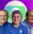 Luis Roberto, Cléber Machado e Leo Batista: jornalistas que colaboraram para a memória do público brasileiro das Copas  Foto: Fotomontagem: Sala de TV (Fotos: Divulgação/TV Globo)
