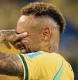 Neymar emocionado após estreia na Copa contra a Escócia.  Foto: Reprodução/ Redes Sociais