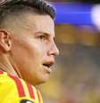 James Rodríguez (à direita) saiu de campo aos 301 do segundo tempo –  Foto: Michael Reaves/Getty Images / Jogada10