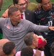 Jesse Marsch, técnico do Canadá, fez discurso emocionante após classificação para as oitavas da Copa  Foto: Reprodução/CazéTV