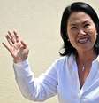 Keiko Fujimori acenando  Foto: Getty Images / BBC News Brasil