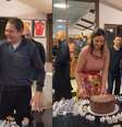 Faustão participou da comemoração de Luciana Cardoso e também apareceu em um novo registro publicado por Tom Cavalcante  Foto: Reprodução/Instagram/@erikaschneider / Bons Fluidos