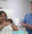"Quando vi meu filho, senti como se tivesse nascido de novo, não conseguia acreditar", disse Gerson, pai do pequeno Juan David  Foto: BBC News Brasil