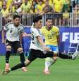 Martinelli foi o herói do Brasil contra o Japão na Copa do Mundo.  Foto: Werther Santana/Estadão / Estadão