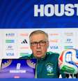 Carlo Ancelotti durante entrevista coletiva em Houston  Foto: Rafael Ribeiro/CBF