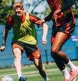 Kevin de Bruyne é uma das armas da Bélgica para avançar às oitavas de final –  Foto: Reprodução / Belgian Red Devils / Jogada10