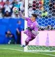 Orlando Gill heróis da classificação do Paraguai contra a Alemanha.  Foto: Daniela Porcelli/ Getty Images