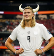 Haaland fez o gol da classificação da Noruega sobre a Costa do Marfim nesta terça-feira, 30; a Noruega agora enfrentará o Brasil no domingo, dia 5, em próxima disputa  Foto: Reprodução/Instagram/@erling