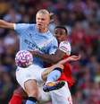 Rivais na Premier League, por Arsenal e Manchester City, Gabriel Magalhães e Erling Haaland se enfrentam em Brasil e Noruega pela Copa do Mundo   Foto: Marc Atkins/Getty Images
