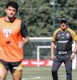Jogadores do São Paulo não tiveram vida fácil no treino desta quinta - Foto: Erico Leonan / São Paulo FC / Jogada10