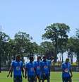 Danilo Santos, Endrick, Danilo, Bremer e Neymar chegam para o treino da Seleção nesta quinta, 2 Foto: Paula Almeida/Terra