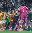México chega ao jogo contra a Inglaterra no Estadio Azteca sem ter sofrido gol na Copa do Mundo –  Foto: Divulgação / FMF / Jogada10
