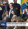 O presidente Luiz Inácio Lula da Silva mostra o dedo do meio em transmissão ao vivo do governo federal  Foto: Reprodução de vídeo/GovAgora/Canal Gov / Estadão