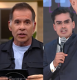 O que aconteceu com Leandro Hassum? Afastado do 'Casa do Patrão', apresentador é substituído por campeão de 'A Fazenda', Dudu Camargo.  Foto: Reprodução/RecordTV / Purepeople