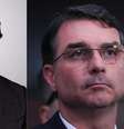 Flávio Bolsonaro e Daniel Vorcaro: Polícia Federal investiga a relação entre os dois.  Foto: Lula Marques/Agência Brasil e Márcio Gustavo Vasconcelos - Montagem/ E-Investidor / Estadão