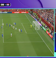 VAR anulou o gol de empate da Croácia contra Portugal  Foto: Reprodução/CazéTV