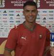 Cristiano Ronaldo manda recado para brasileiros após vitória de Portugal  Foto: Reprodução/CazéTV
